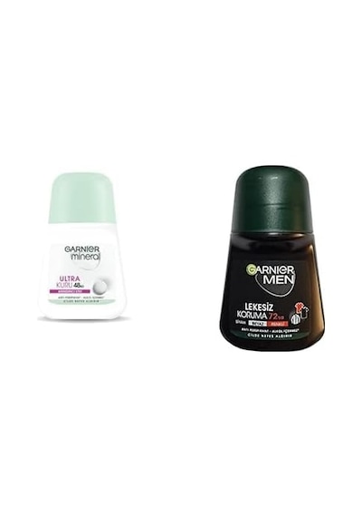Mineral Ultra Kuru Roll-on Deodorant + Men Lekesiz Koruma Roll-on Deodorant