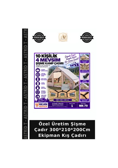 Özel Üretim Şişme Çadır 300 210 200cm Ekipman Kış Çadırı Çok Renkli