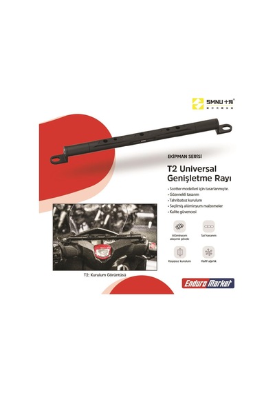 Smnu T2 Unıversal Genişletme Rayı Siyah