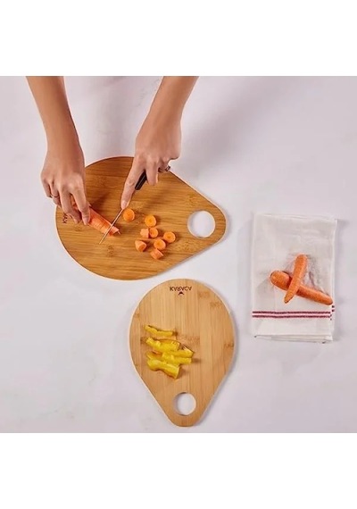 2'li Bambu Kesme Tahtası Seti 25 X 35