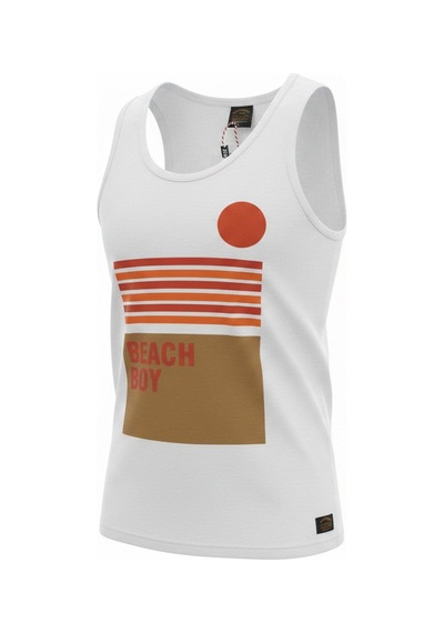 Superfly Erkek Tank Top Atlet Spf2222613 Spf.24 Beyaz