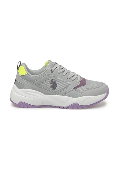 U.s. Polo Assn. Senseı Wmn 3pr Bağcıklı Phlon Taban Kadın Sneaker Gri Gri