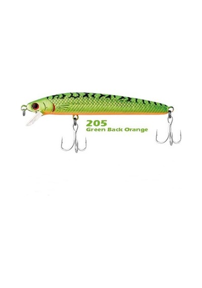 Fujin Queen 90f 90mm Maket Balık Green Back Orange