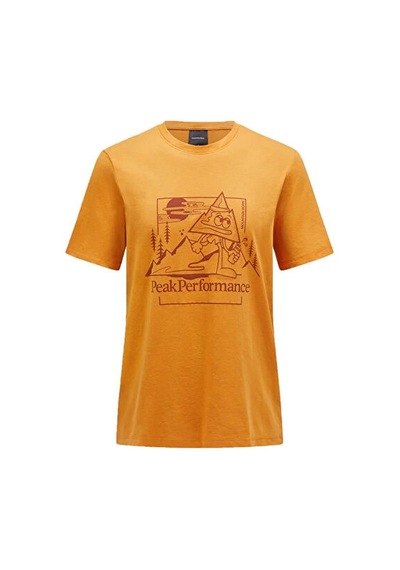 Peak Performance M Explore Graphıc Tee Erkek Günlük Tişört G79744040t Turuncu