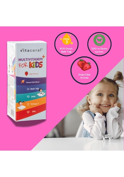 Multivitamin & Fish Oil Complex For Kids 150 ML