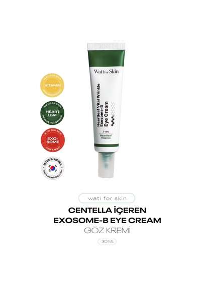Centella İçeren Eksozome Göz Kremi Wati For Skin Exosome-b Eye Cream 30 Ml