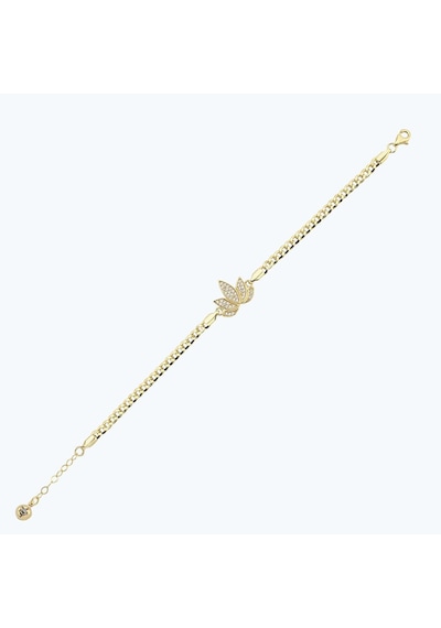 Altınbaş Altın Lotus Zincir Bileklik Blazn315-25825 Renkli Altın