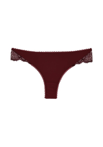 Magic Form 385 Kadın Dantelli Külot-bordo Bordo