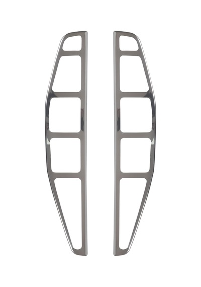 Fiat Doblo Uyumlu 2000-2006 Krom Stop Çerçevesi 2 Parça Paslanmaz Çelik