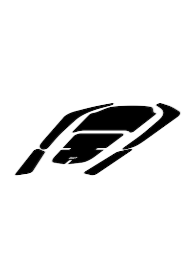 Gp Kompozit Honda Forza 250 2018-2026 Uyumlu Tank Pad Siyah-siyah