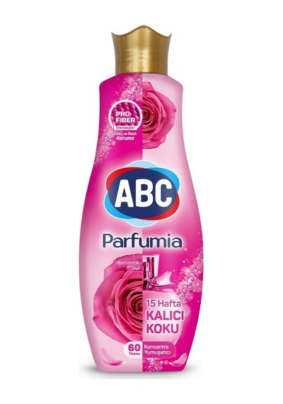 Deterjan Parfumia Konsantre Yumuşatıcı Romantik Gül Pembe 1440 Ml 1000'li Set