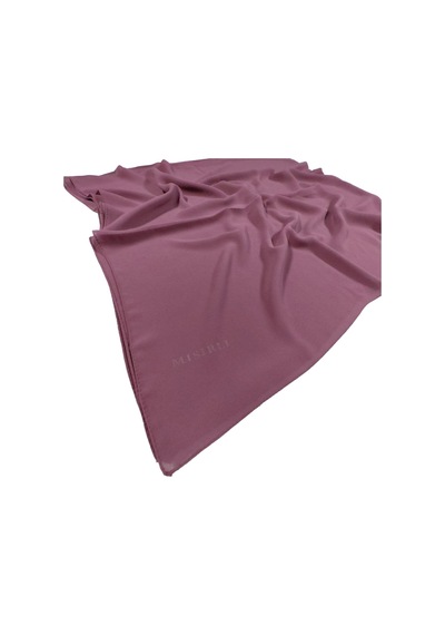 Mısırlı Eşarpları Tesettür Giyim Krep Kadın Eşarp 120x120 Cm - Mürdüm