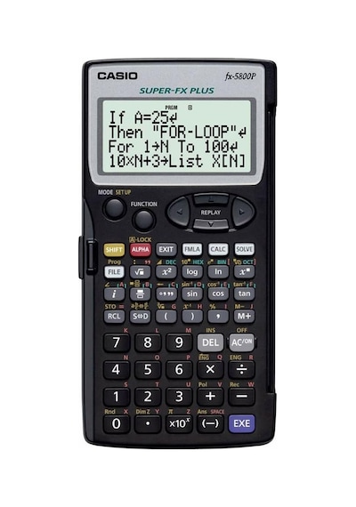 Casio Fx-5800p-w-dh Programlanabilir Hesap Makinesi, 4 Satırlı Ekran, 16.3 X 8.15 X 1.51 Cm, 664 Fonksiyon Genel