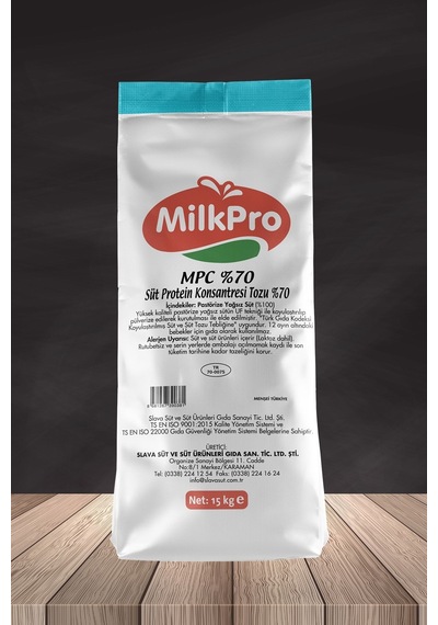 Milkpro Süt Protein Konsantresi Tozu %70 15 Kg