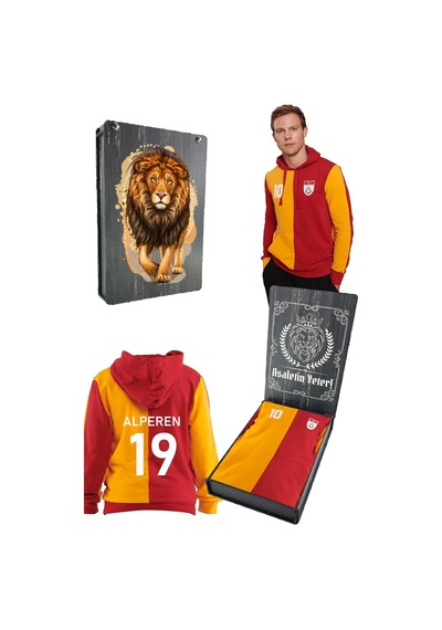 Galatasaray Metin Oktay Kapüşonlu Sweat Kişiye Özel Kutu 001