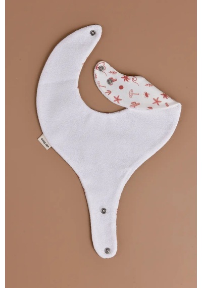 E&f Store Sıvı Geçirmez Emzik Tutucu Mama Önlüğü - Summer Çok Renkli