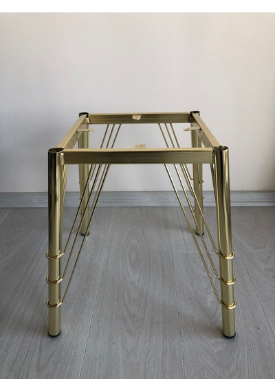 Metal, 40 Cm Gold Kaplama Sandalye Ayağı 2 Adet