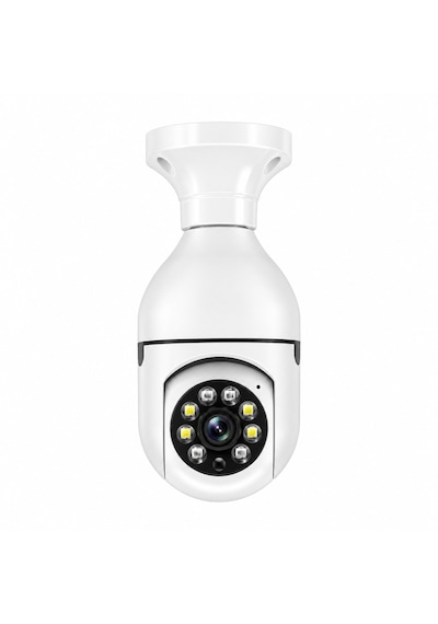 Ultratekno Lf-h68 E27 Wifi Ampul Kamera 360 1080p Gece Görüşlü Hareket Sensörlü Ip Kamera Yoosee