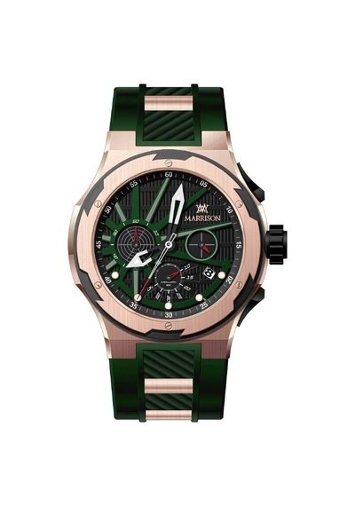 Warren Marrison Mr25007-d Quartz Erkek Kol Saati Rose Gold - Siyah