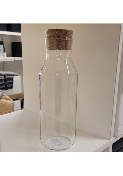 Ikea 365+ Şeffaf Camdan Sürahi Mantar Tıpa İle 1 L Sku: Smg8690010568151
