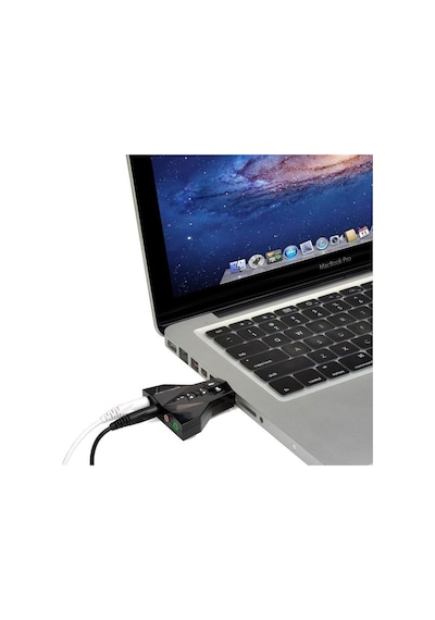 7 Kanal Mikrofon Destekli Çift Girişli Çevirici Harici Usb Ses Kartı