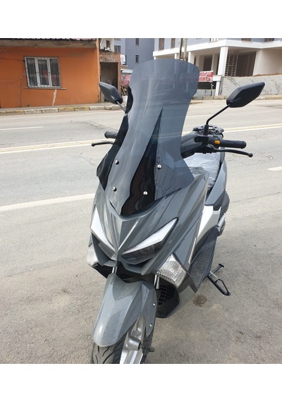 Motocam Volta Apec Apx5 Ön Cam 2023-2026 Model 68cm Siyah Renkli 4mm Orta Boylu