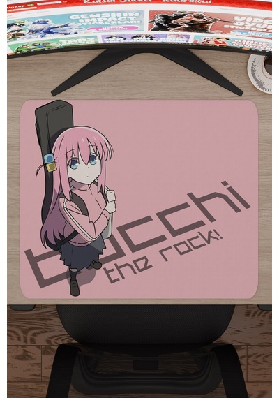 Bochi The Rock Anime V1 - 48x40 Xl Gaming Kauçuk Kaymaz Taban Mouse Pad Fare Altlığı
