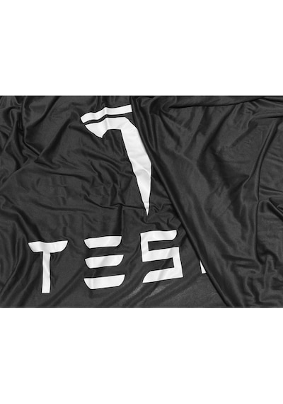 Tesla Model X 2021- Siyah Kumaş Garaj Brandası Penye Branda Örtü