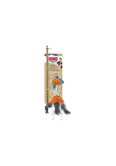 Kong Naturals Catnipli Balık Kedi Oltası Oyuncağı Kong Naturals Catnipli Balık Kedi Oltası Oyuncağı