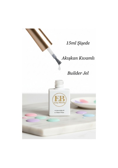 15ml Likit Jel Renksiz Protez Tırnak Jeli Şeffaf Builder Jel Akışkan Kıvamlı Tpo İçermez Buılder Gel Buılderjel