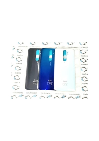 Yunjiwu Redmi Note 8 Pro Arka Pil Batarya Kapağı Cam 503821631 Xiaomi Siyah