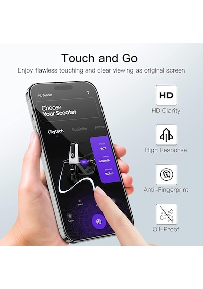Omix X400 İle Uyumlu Ekran Koruyucu 9h Temperli Kırılmaz Esnek Nano Cam, Çizilmeye Dayanıklı Koruma, Hd Şeffaf