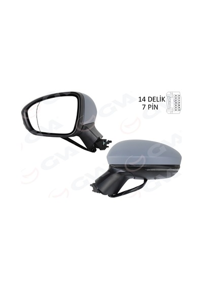 Gva 1014345 Dış Dikiz Aynası Sol Elektrikli Isıtmalı Sinyalli Astarlı Asferik Clıo V 19- 12h7p 963026687r-963737470r-963668339r