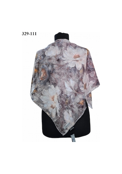 Moonscarfs Moonscarf Soft Pamuk Eşarp Kahve - Kiremit 329-111 Çok Renkli