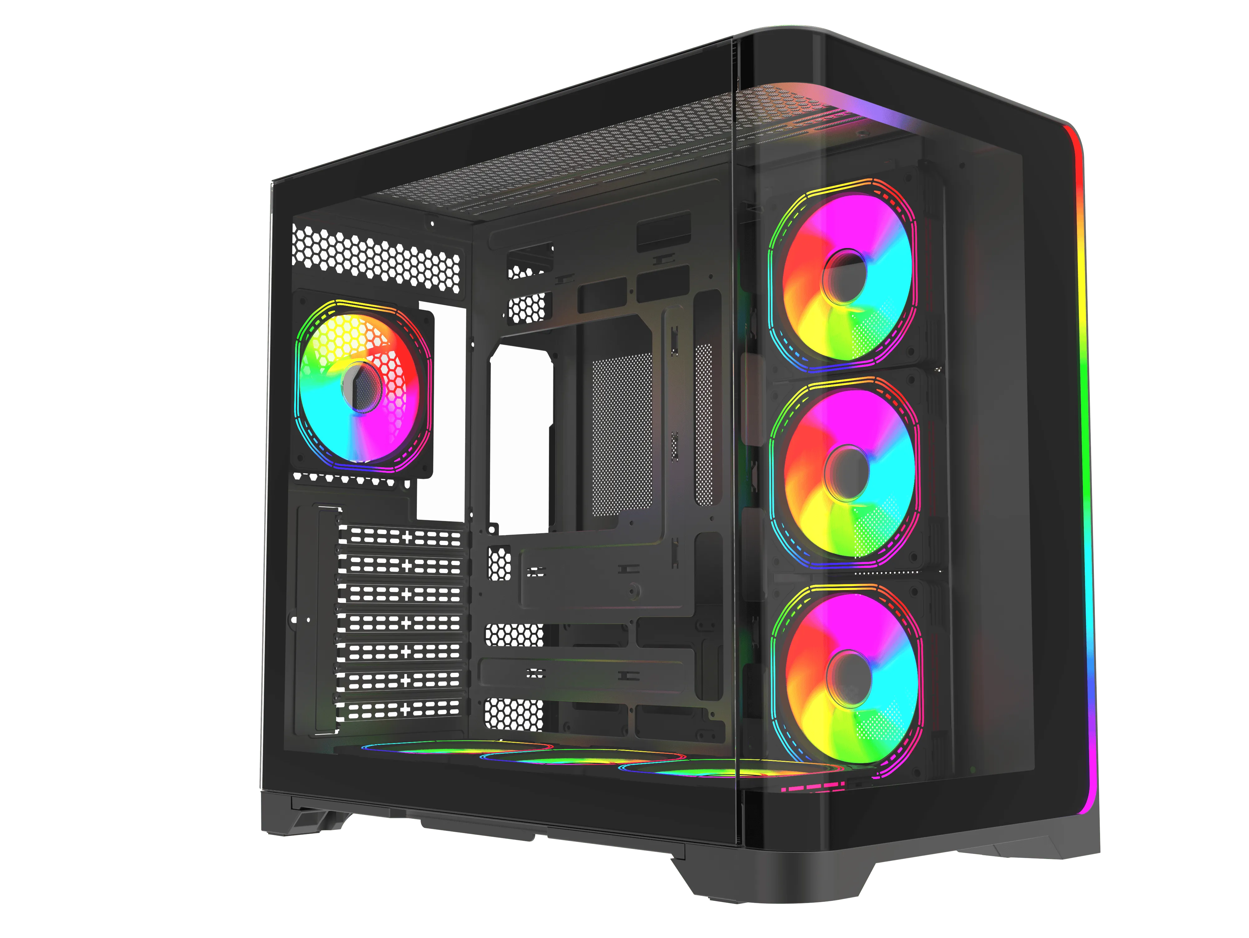 Quantum Stormforge i3-12100 8 GB 512 GB SSD RTX5060 Free Dos Masaüstü Oyuncu Bilgisayarı
