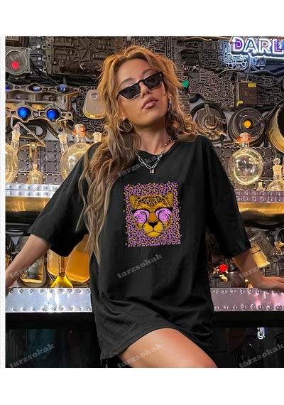 Startmore Leopar Desenli Leopar Siyah