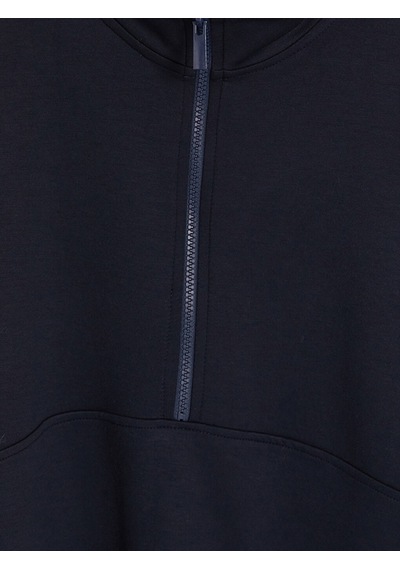 LC Waikiki Lc Waıkıkı Lacivert Oversize Soft Touch Kadın Sweatshirt Tunik