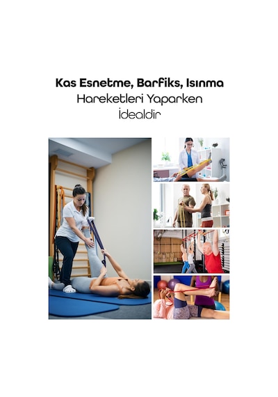 35kg Barfiks Lastiği Gym Resistance Band Antrenman Kas Geliştirme Bandı Mor Extra Sert