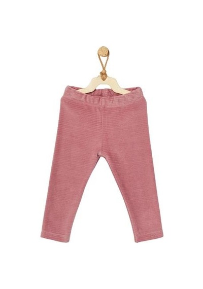 Albimini Andywawa AC22365RP Street Style Kadife Bebek Pantolon Dark Pink