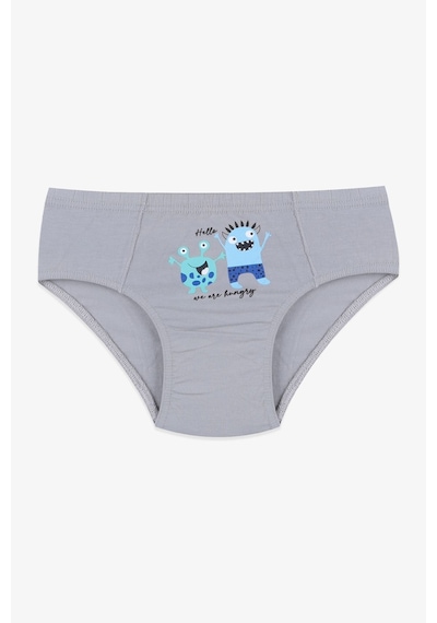 Koza İç Giyim Erkek Çocuk 5'li Pamuklu Slip 3011 3011-2 Arabalı Desen