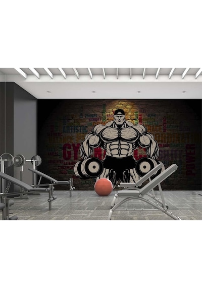 Vücut Geliştirme Gym Salonu Duvar Kağıdı