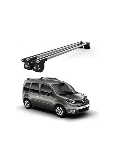 Trio-ı Renault Kangoo 2008 Ve Sonrası Uyumlu Kilitli Ara Atkı 120cm Port Bagaj Tavan Barı