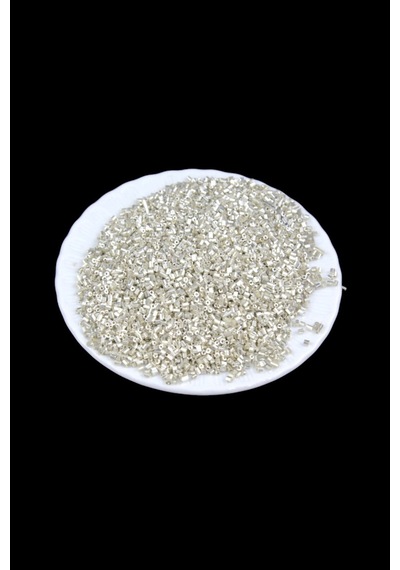 Kesme Boncuk Gümüş Kaplama 2x1,5 Mm 100 Gr 4000 Adet