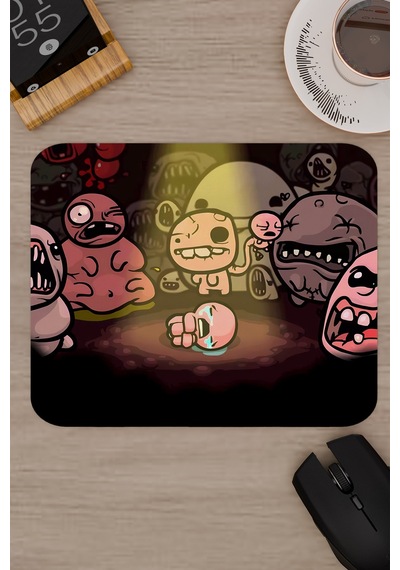 Binding Of Isacc Kaymaz Dikişli Kauçuk Oyuncu Mousepad V3 - 22x18 Gaming Mouse Pad Fare Altlığı