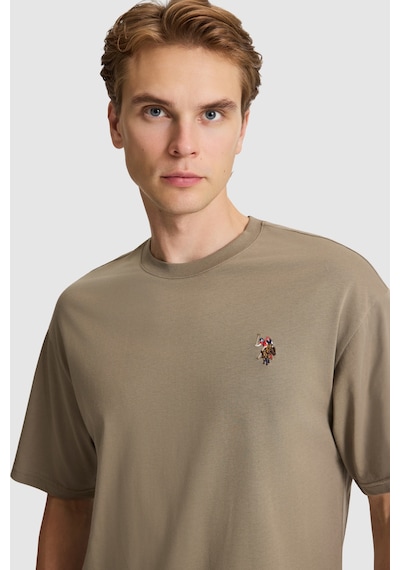 U.S. Polo Assn. U.s. Polo Assn. Erkek Haki Tişört Basic 50326993-vr027