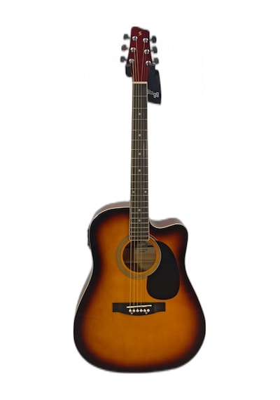 Stagg Sa20 Dce Snb Elektro Akustik Gitar