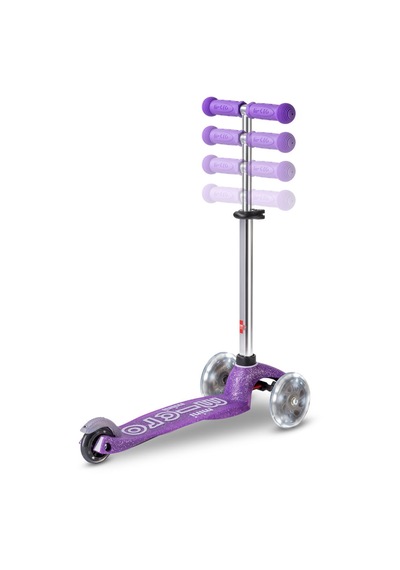 Micro Mini Micro 3 Tekerlekli Scooter Deluxe Fairy Glitter Led Purple