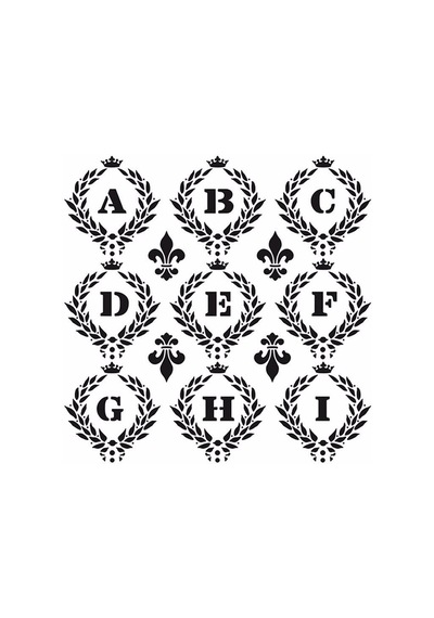 Hdm14 Home Dekor Midi Stencil 25X25