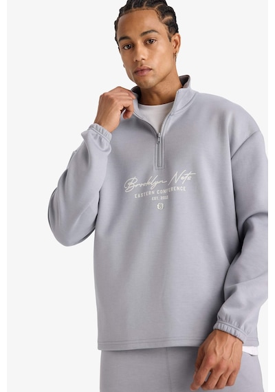 Defacto Defactofit Nba Brooklyn Nets Boxy Fit Dik Yaka Fermuarlı Sırt Baskılı Skuba Dalgıç Kumaş Sweatshirt E8764ax25augr445 Gri Defacto Defactofit Nba Brooklyn Nets Boxy Fit Dik Yaka Fermuarlı Sırt Baskılı Skuba Dalgıç Kumaş Sweatshirt E8764ax25augr445 Gri