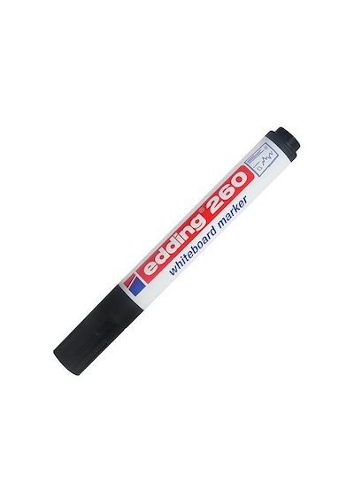 Edding 260 Siyah Tahta Kalemi Yuvarlak Uçlu 1.5-3 Mm 10Lu Kutu